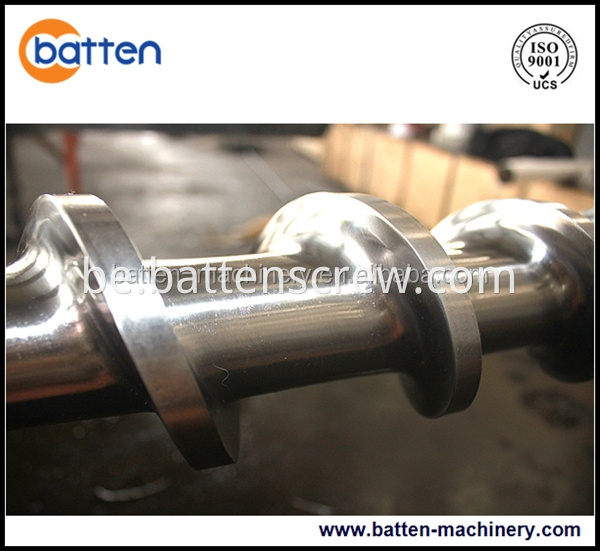 PP/PE Flankes Granulate адна пластыкавы экстрадэр шруба